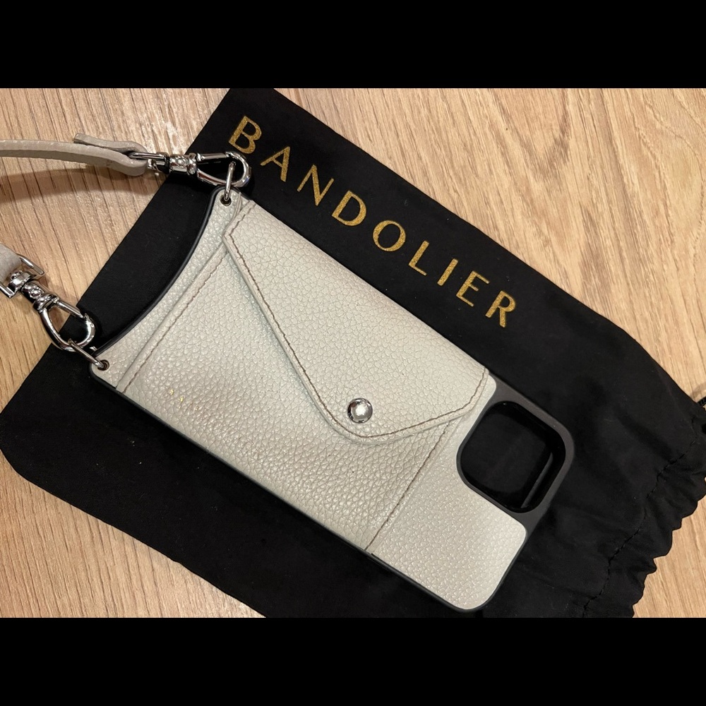 Bandolier iPhone 11 Pro Leather Case/Wallet w/Strap